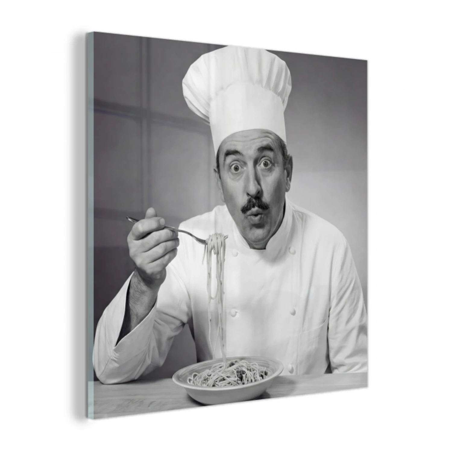 Chef - Spaghetti - Pasta plexiglas 5mm klein -z3d