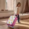 Smiley - Hartje - Ster Kinderkoffer - Roze klein -sfeer1