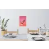 Disco - Peper - Roze Muursticker klein -eettafel