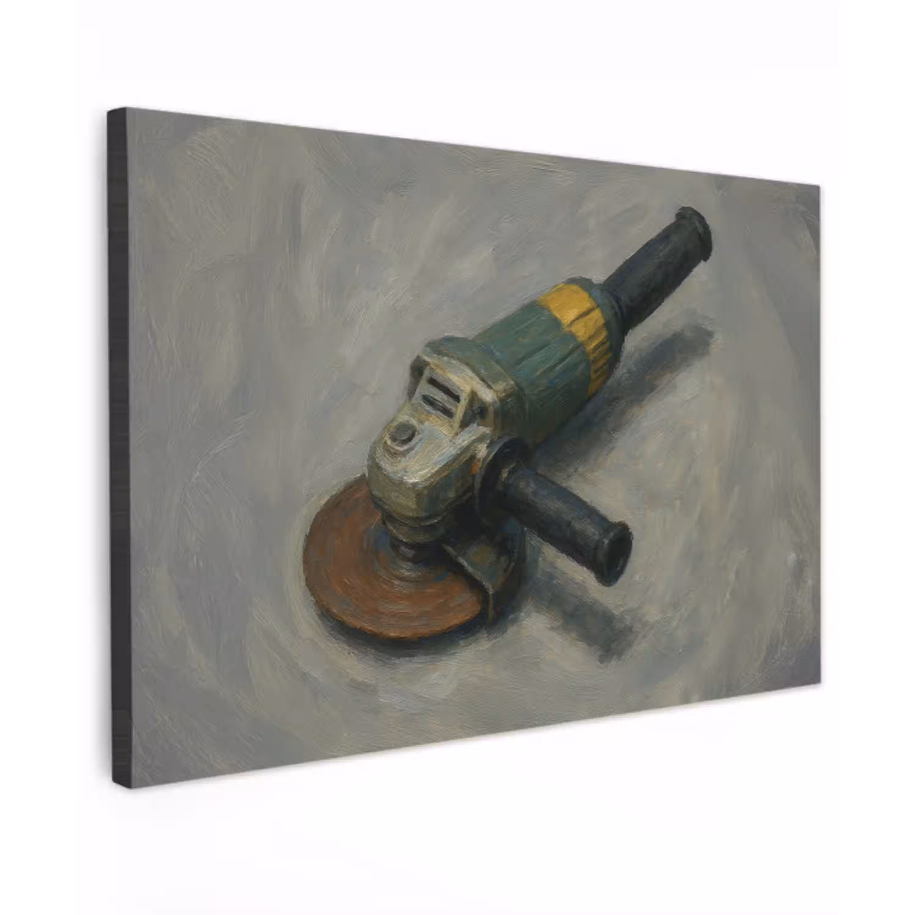 Haakse slijper - Schilderij - Gereedschap canvas 2cm klein -z3d