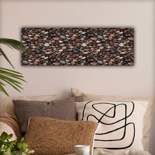 Aardse - Kiezel - Stenen canvas 2cm klein 828 -sfeer1