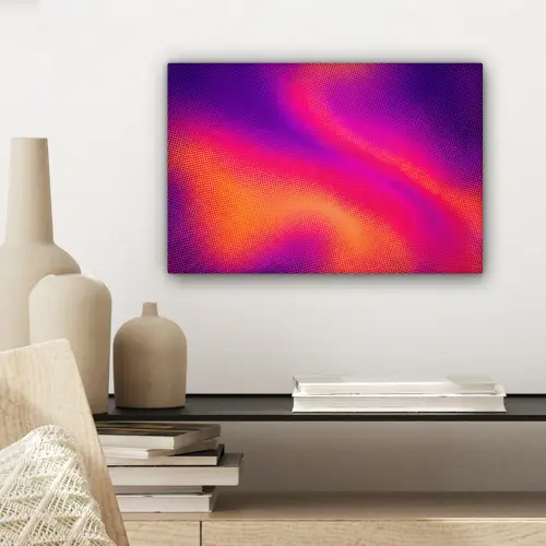 Abstract - Patroon - Kleurverloop canvas 2cm klein -sfeer6