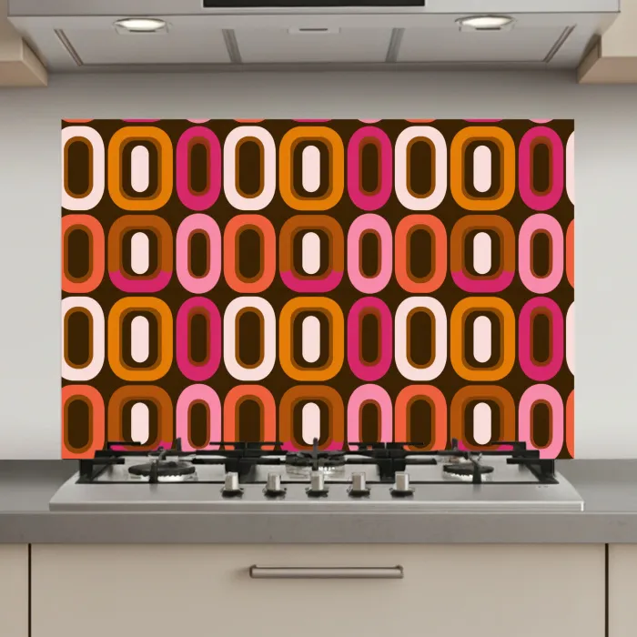 Modern - Retro - Kleurrijk keuken achterwand spatscherm klein 900 -3d_website