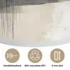 Minimalistisch - Landschap - Dimensie Akoestische PET Vilt - Rond klein -closeup_DE