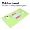 Groen - Neon - Quote Muismat XXL klein -sfeer4