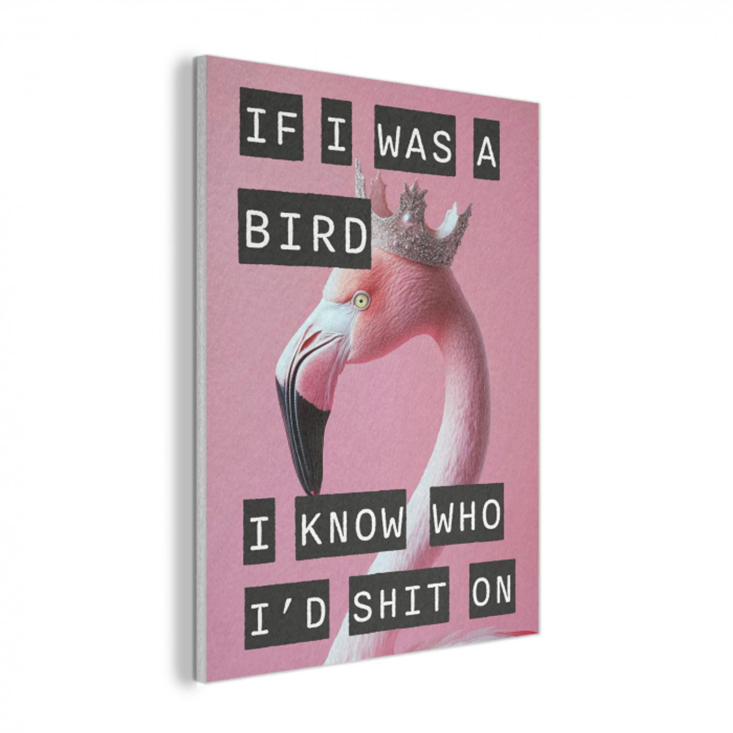 Flamingo - Roze - Vogel - Decoratie PET vilt klein -3d