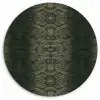 Slang - Boa - Mos - Groen Wandcirkel plexiglas klein 852 -3d