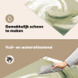 Abstract - Penseelstreken - Golven - Groen Inductie beschemer met haakjes klein -ky-schoon-nl