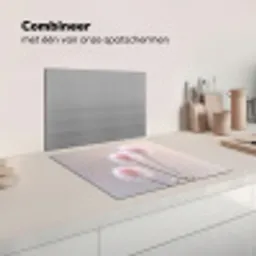 Bloemen - Bollen - Roze Inductie beschermer vinyl 3mm middel -wsfeer7_website