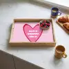 Quote - Moeder - Roze Dienblad Rechthoek middel -sfeer2