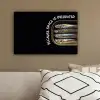 Sardines - Tekst - Vis - Blik canvas 2cm klein -sfeer3