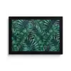 Jungle - Bladeren - Tropisch fotolijst zwart zonder passe partout klein -3d