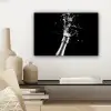 Champagne - Zwart - Spetters - Popping canvas 2cm klein -sfeer6