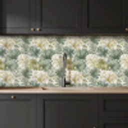 Bladeren - Botanisch - Groen keuken achterwand 2 middel 871 -sfeer1
