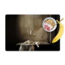 Strik - Beige - Witte - Wijn Placemat vinyl groot -zzzproduct_Kitchenyeah-website