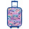 Illustratie van wolken, regenbogen en bloemen Kinderkoffer - Blauw klein -zz3dotto