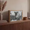 Zebra's - Zwart - Wit Light Box met batterij (Wandlamp) middel -sfeer2