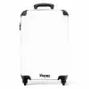 Witte print NBS - Handbagage koffer - Kinderen Unisex middel -productfoto_recht