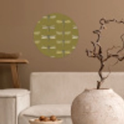 Libellen - Patroon - Groen Wandcirkel behangsticker klein 186 -sfeer1