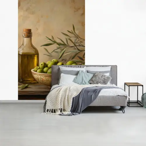 Olijven - Stilleven - Vintage fotobehang vinyl groot -slaapkamer