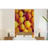 Vrucht - Waterdruppels - Oranje fotobehang vinyl groot 64 -bed