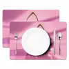 Glitter - Discobol - Roze - Kersen Placemat vinyl groot -zzsfeer2_Kitchenyeah-website