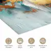 Abstract - Kunst - Gold - Blauw poster papier klein -closeup_NL