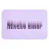 Mucho amor - Paars - Gelaagde letters Badmat klein -3d