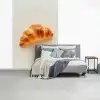 Croissant - Brood - Beige fotobehang vinyl groot -slaapkamer