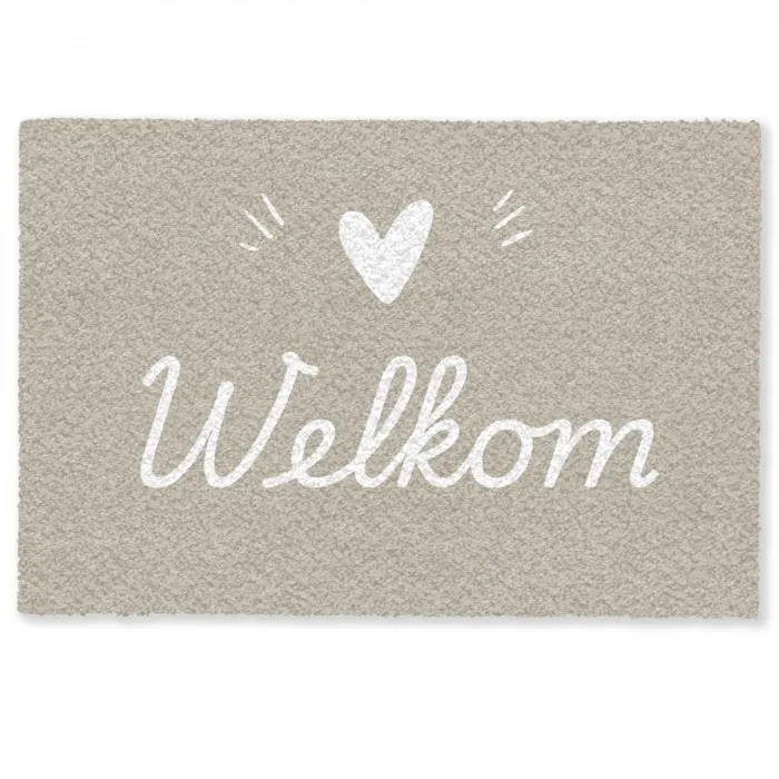 Welkom - Beige Deurmat klein -zkaufland3d