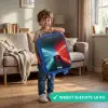 Baan - Raceauto - Neon - Rood Kinderkoffer - Blauw klein -sfeer2_NL