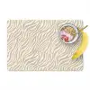 Zebra - Patroon - Beige Placemat vinyl groot 368 -zzzproduct_Kitchenyeah-website