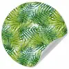 Mosgroen - Bladeren - Overlapping Wandcirkel behangsticker klein 186 -3d