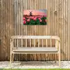 Tulpen - Molen - Nederland Tuinposter op houten frame 2 cm dik klein -sfeer4