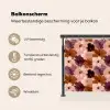 Bloemen - Abstract - Aardetinten Balkonbeschermer Duitsland klein 596 -specs_NL