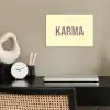 Karma - Luipaardprint - Geel poster papier klein -sfeer1