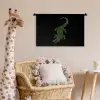 Krokodil - Groen - Tijgerachtig - Strepen Wandkleed katoen klein -wsfeer5_kind