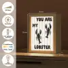 Lobster - Beige - Minimalistisch Light Box met kabel (Tafellamp) klein -USP_NL