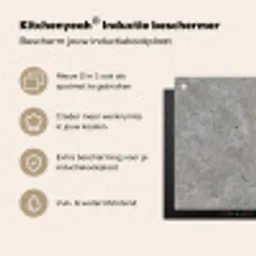 Verweerde Verhalen Inductie beschermer vinyl 3mm middel -zzzzzzusp-haakje_NL