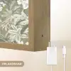 Botanisch - Bloemen - Groen Light Box met batterij (Wandlamp) middel 907 -USP_websiteoplaadbaarNL