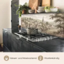 Dorp - Brug - Uitzicht - Groen keuken achterwand 2 middel -usp_DE