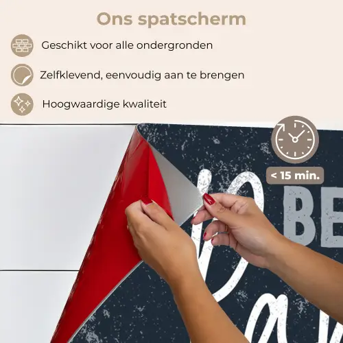 Cadeau voor man - Quote - Vaderdag - Beste papa ooit - Spreuken keuken achterwand spatscherm klein -spatscherm_NL