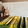 Bos - Zon - Bomen - Gras - Landschap  - Natuur Inductie beschermer vinyl 3mm middel -sfeer3