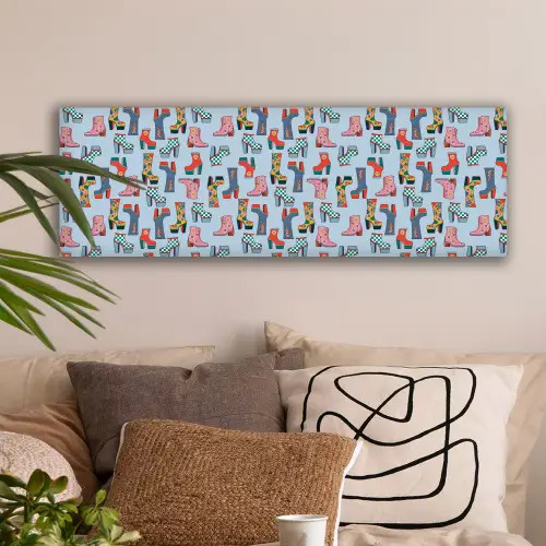 Laarzen - Patroon - Disco canvas 2cm klein 828 -sfeer1