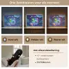 Alien - Astronaut - Ruimte - Planeten Light Box met batterij (Wandlamp kind) middel -USP_lichtkleurNL