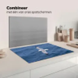Zeemeeuw - Oceaan - Blauw Inductie beschermer vinyl 3mm klein -wsfeer7_website
