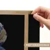 Eten - Macarons - Delfts blauw - Koekjes Light Box met batterij (Wandlamp) middel -USP_websiteprintNL