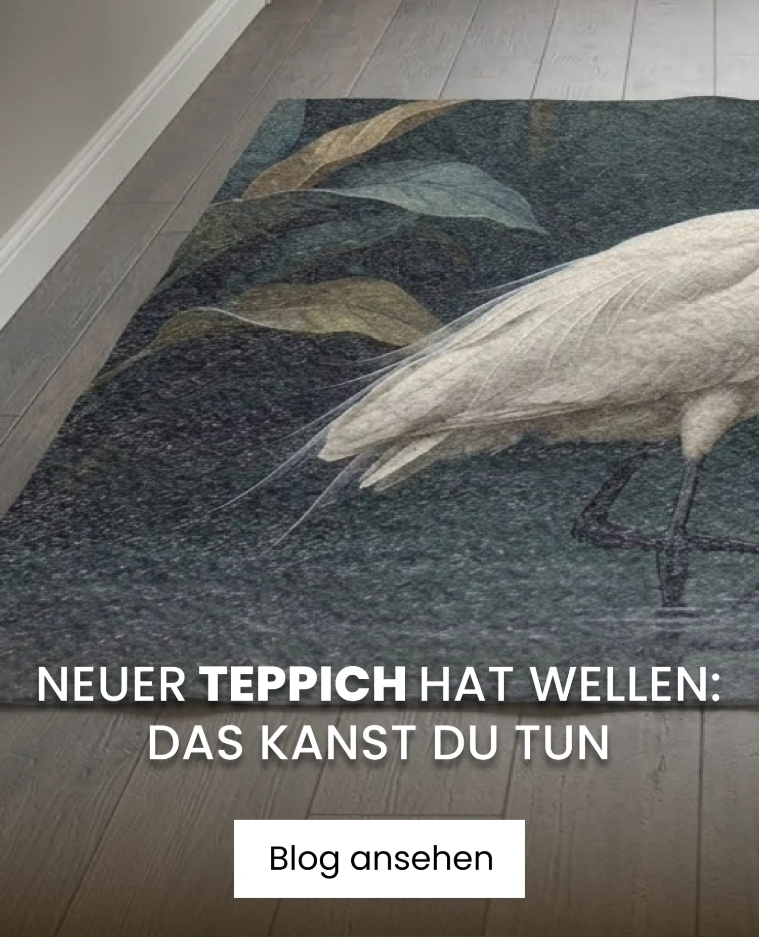close-up von blaue teppich