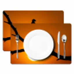 Gier - Tak - Zon - Oranje Placemat vinyl groot -zzsfeer2_Kitchenyeah-website