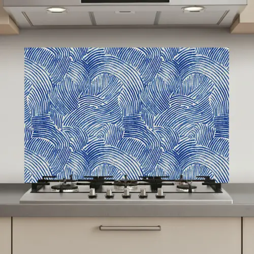 Modern - Abstract - Blauw keuken achterwand spatscherm klein 900 -3d_website